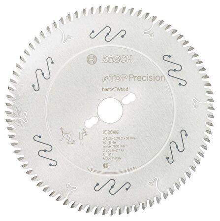 Bosch Best Kesim 250*30 mm 80 Diş Ahşap Testeresi 2608642113